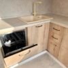 Cocina PP17 Acrílico Crema/Timber