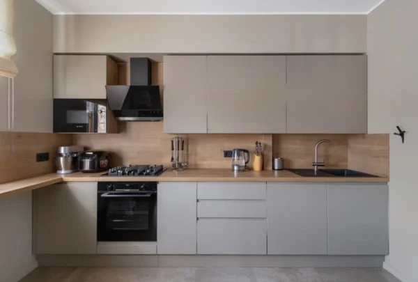 Cocina Recta PA225: Elegancia Refinada