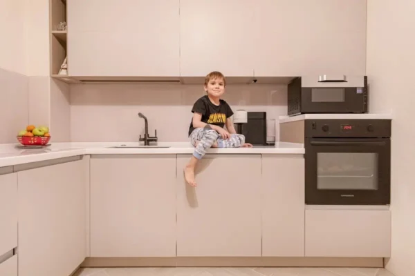 Cocina en Esquina AM516 Acrílico: La Combinación Perfecta de Estilo y Funcionalidad