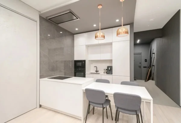 Cocina Lineal BOKS360 – Estilo y Practicidad en una Solución