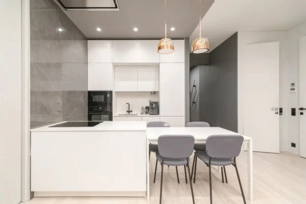 Cocina Lineal BOKS360 – Estilo y Practicidad en una Solución