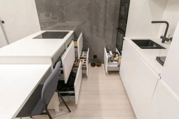 Cocina Lineal BOKS360 – Estilo y Practicidad en una Solución